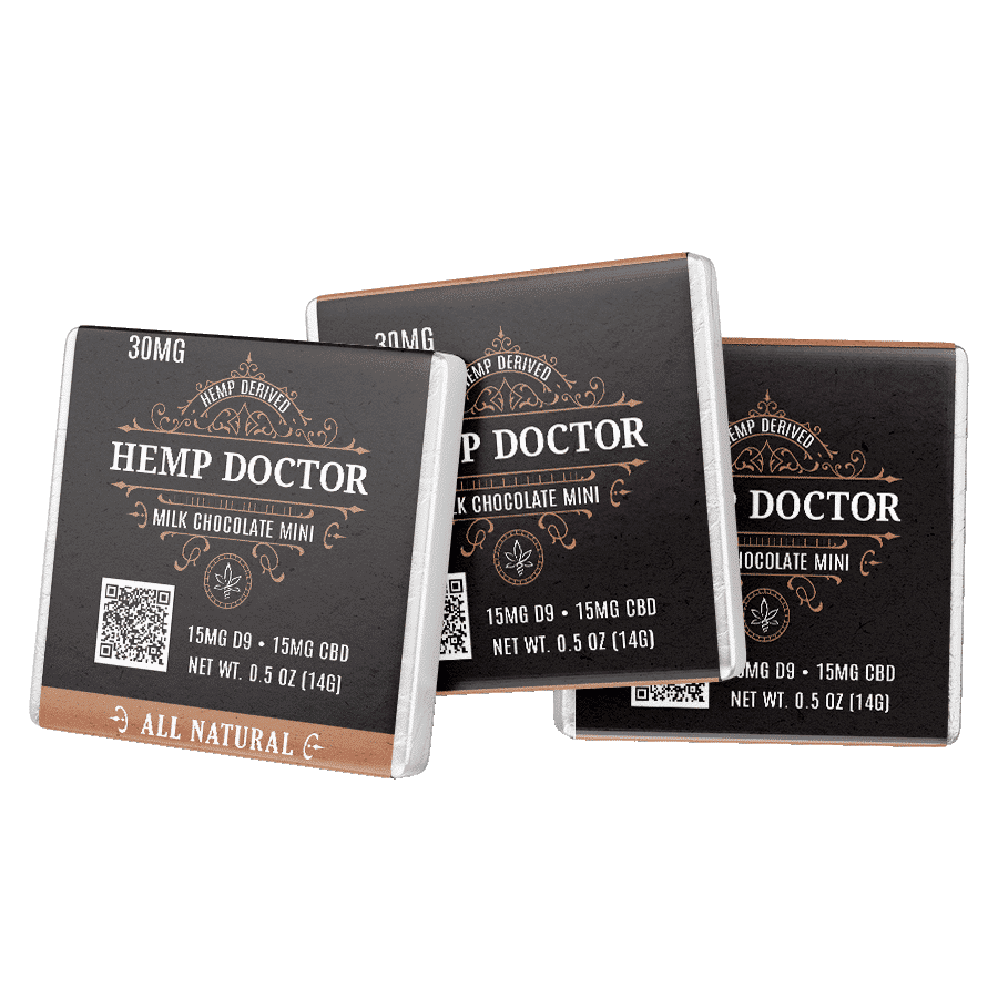 The Hemp Dr. Milk Chocolate Mini 30mg